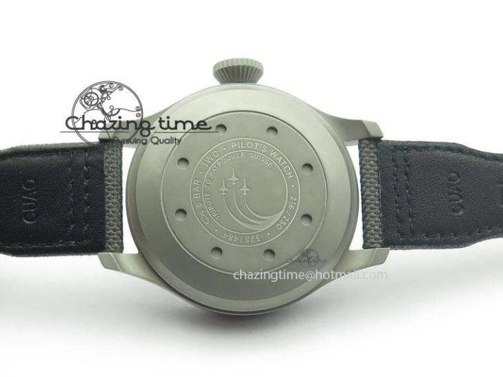 MIROTIME 0117 SunProtective Big Pilot Real PR IW500910 “Patrouille Suisse” ZF 1:1 Best Edition On Gray Nylon Strap 7278